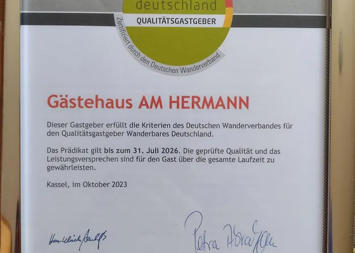 Vendégház Gaestehaus Am Hermann 3*